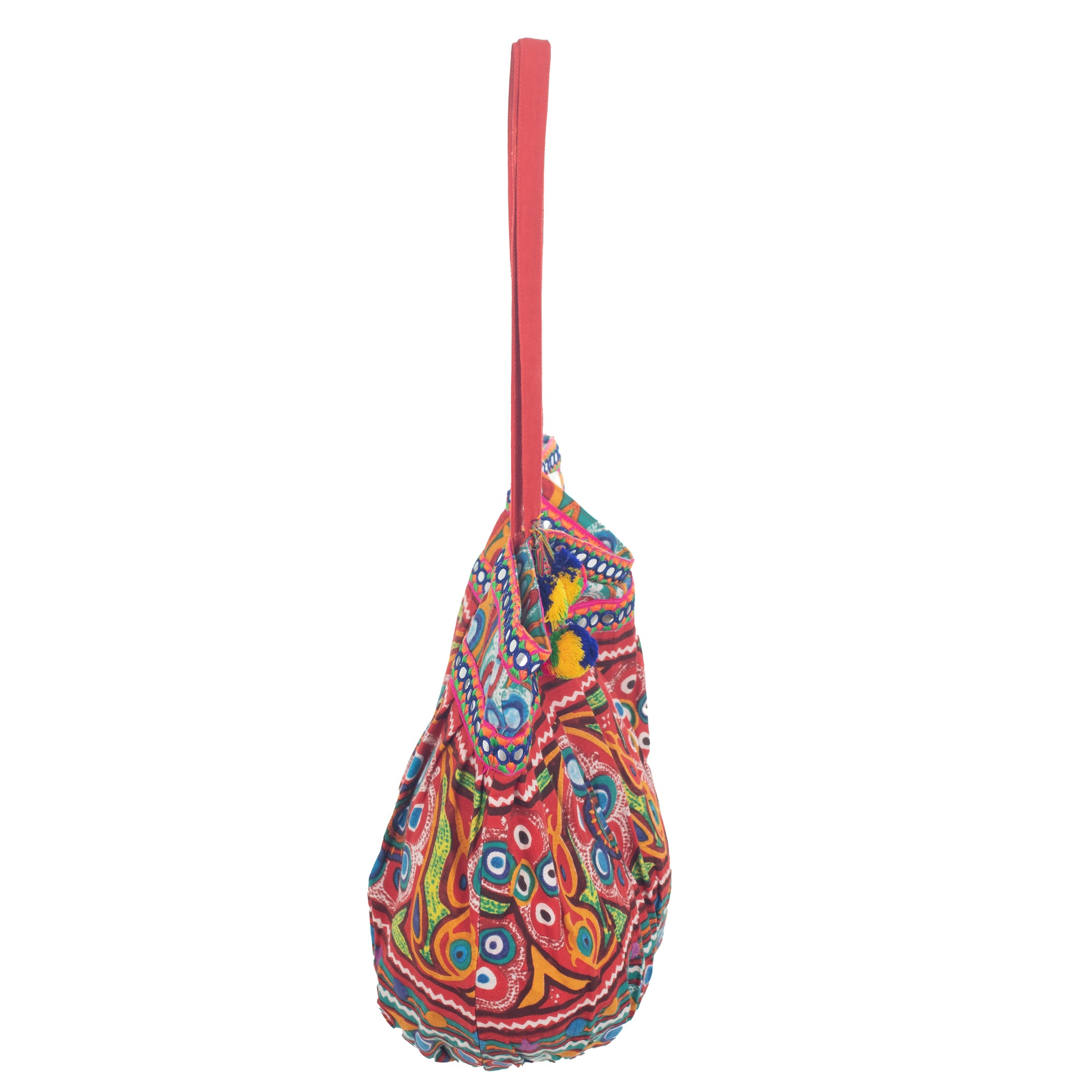 Mala  saco Satira, estampado da marca Isla Bonita lateral