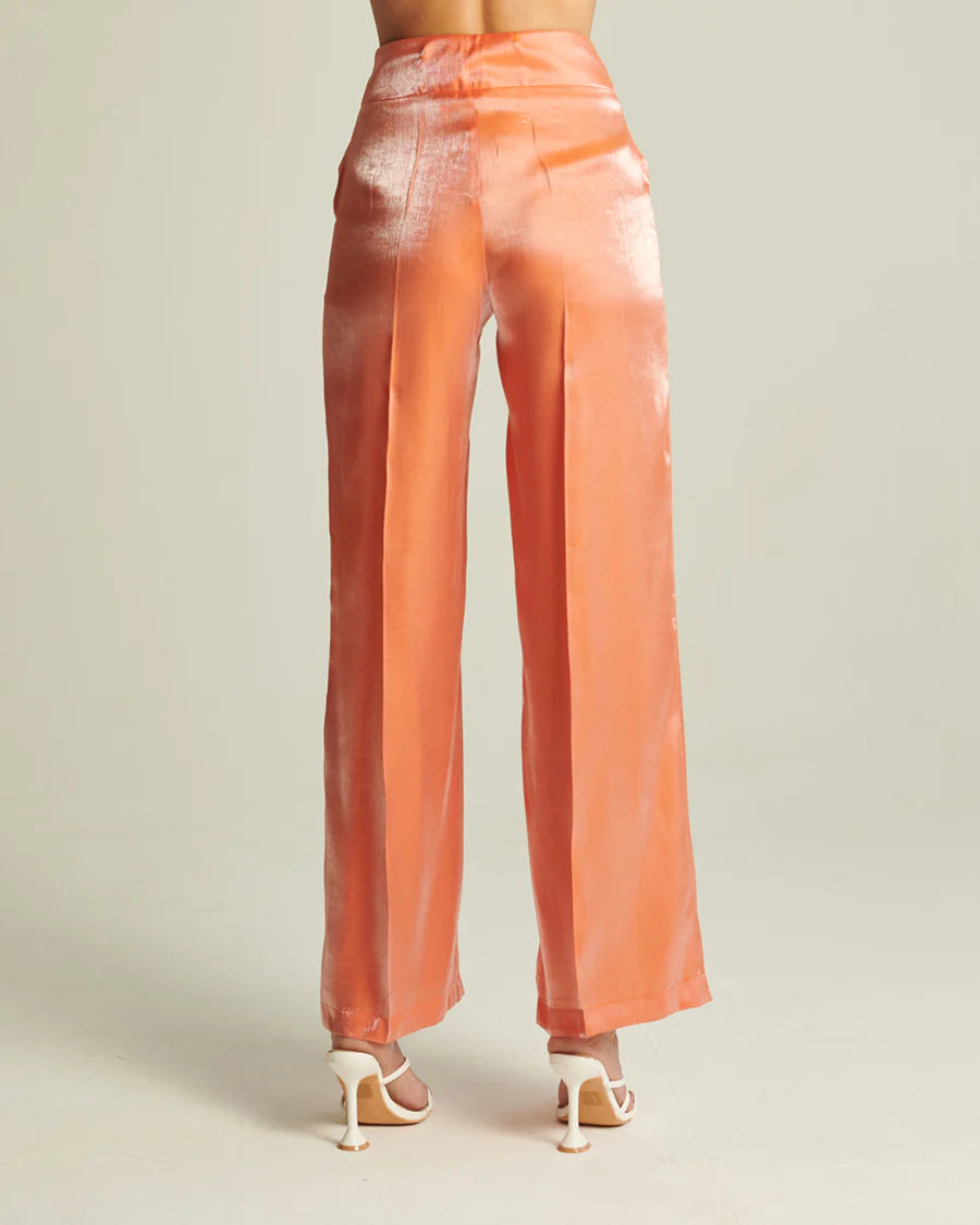 Calça Elegante Brilho by Valentina Rio atrás